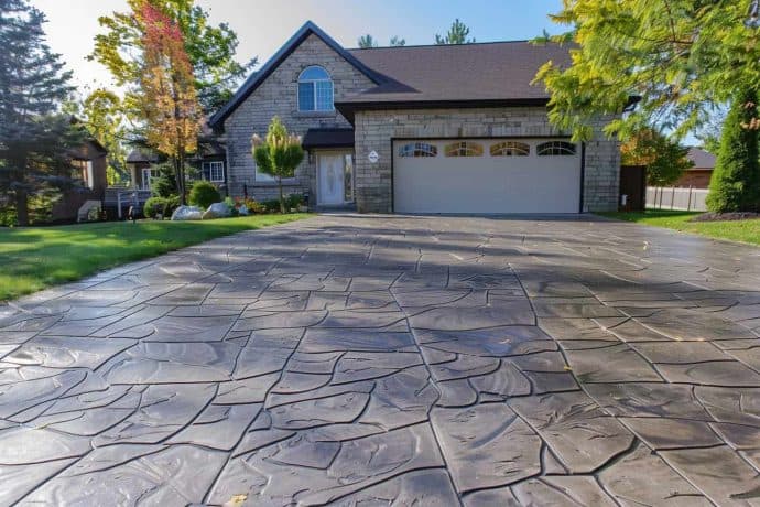 Stamped Concrete Driveway